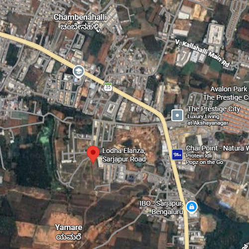 Lodha-Elanza-location Sarjapur-Road